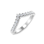 9ct White Gold Round Lab Grown Diamond Ring 1