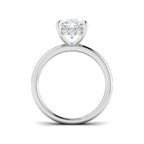 Platinum Cushion Lab Grown Diamond Ring 2