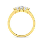 9ct Yellow Gold Cushion Cvd Old Cut Ring 2