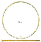 9ct White Gold Round Lab Grown Diamond Necklace 2