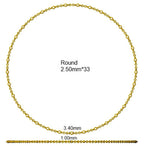 9ct Yellow Gold Round Lab Grown Diamond Necklace 2