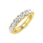 9ct Yellow Gold Round Lab Grown Diamond Ring 1