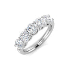 9ct White Gold Round Lab Grown Diamond Ring 1
