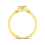 9ct Yellow Gold Round Cvd Old Cut Ring 2