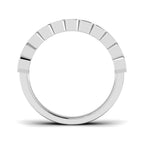 9ct White Gold Emerald Cut Lab Grown Diamond Ring 2
