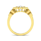 9ct Yellow Gold Cushion Cvd Old Cut Ring 2