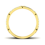 9ct Yellow Gold Round Lab Grown Diamond Ring 2
