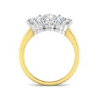 9ct Yellow Gold Cushion Cvd Old Cut Ring 2