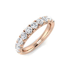18ct Rose Gold Round Diamond Ring 1