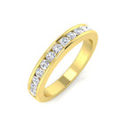 18ct Yellow Gold Round Lab Grown Diamond Ring 1