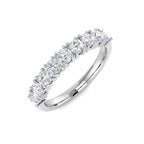 9ct White Gold Round Diamond Ring 1