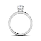 Platinum Oval Diamond Ring 2