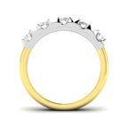 18ct Two Tone Round Diamond Ring 2