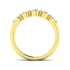9ct Yellow Gold Round Lab Grown Diamond Ring 2