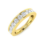 9ct Yellow Gold Round Lab Grown Diamond Ring 1
