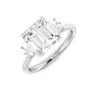 9ct White Gold Cadillac Lab Grown Diamond Ring 1