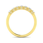 9ct Two Tone Round Diamond Ring 2