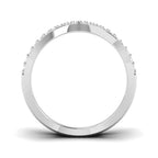9ct White Gold Round Lab Grown Diamond Ring 2