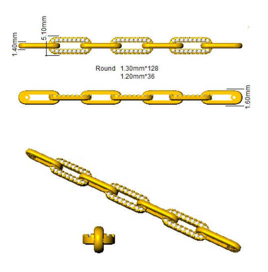 9ct Yellow Gold Round Lab Grown Diamond Bracelet 2