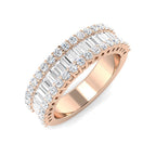 18ct Rose Gold Baguette Diamond Ring 1