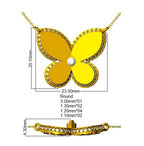9ct Yellow Gold Round Lab Grown Diamond Necklace 2