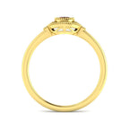 9ct Yellow Gold Oval Ruby and Diamond Ring 2