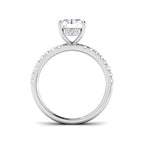 Platinum Radiant Lab Grown Diamond Ring 2