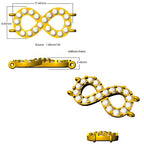 9ct White Gold Round Lab Grown Diamond Bracelet 2