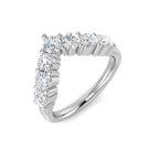 Platinum Round Lab Grown Diamond Ring 1