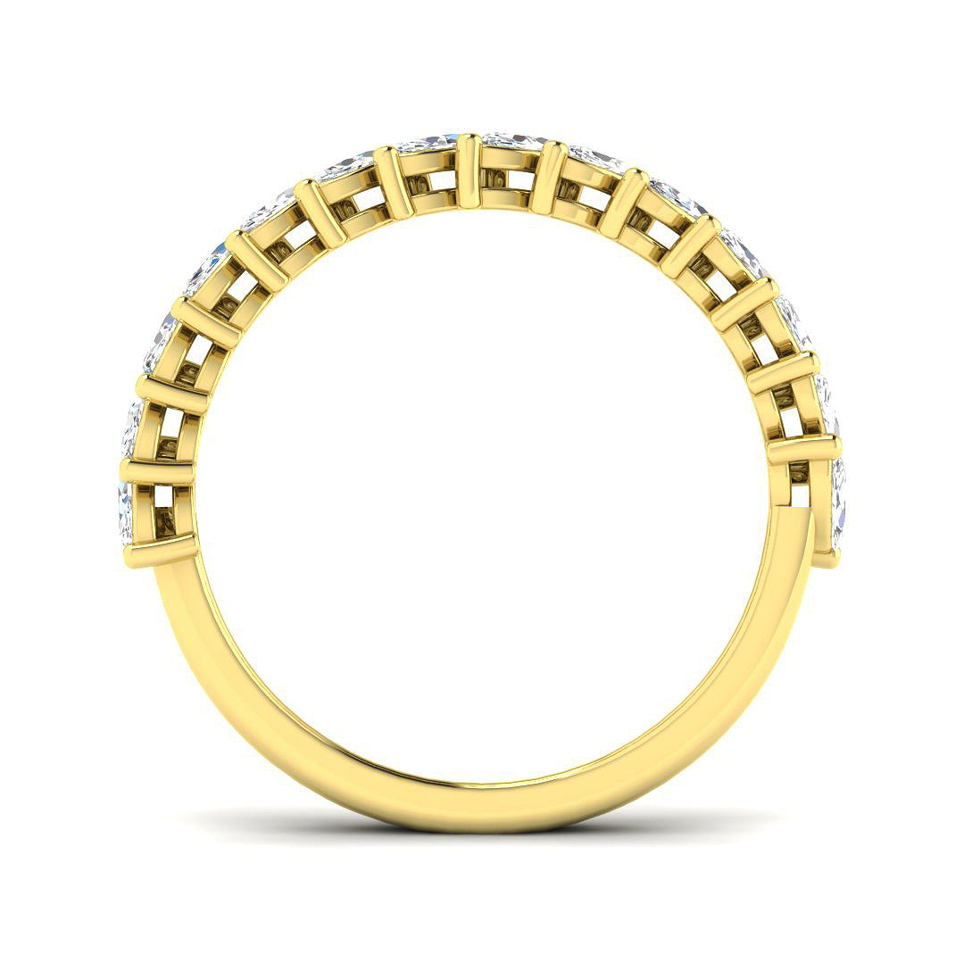 9ct Yellow Gold Marquise Lab Grown Diamond Ring 2
