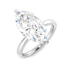Platinum Marquise Lab Grown Diamond Ring 1