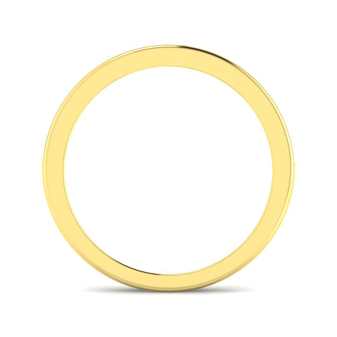 9ct Yellow Gold Round Diamond Ring 2