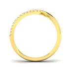 9ct Yellow Gold Round Lab Grown Diamond Ring 2