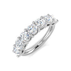 Platinum Round Lab Grown Diamond Ring 1