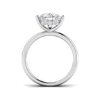 9ct White Gold Pear Lab Grown Diamond Ring 2