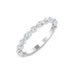9ct White Gold Marquise Lab Grown Diamond Ring 1