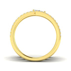 9ct Yellow Gold Pear Lab Grown Diamond Ring 2