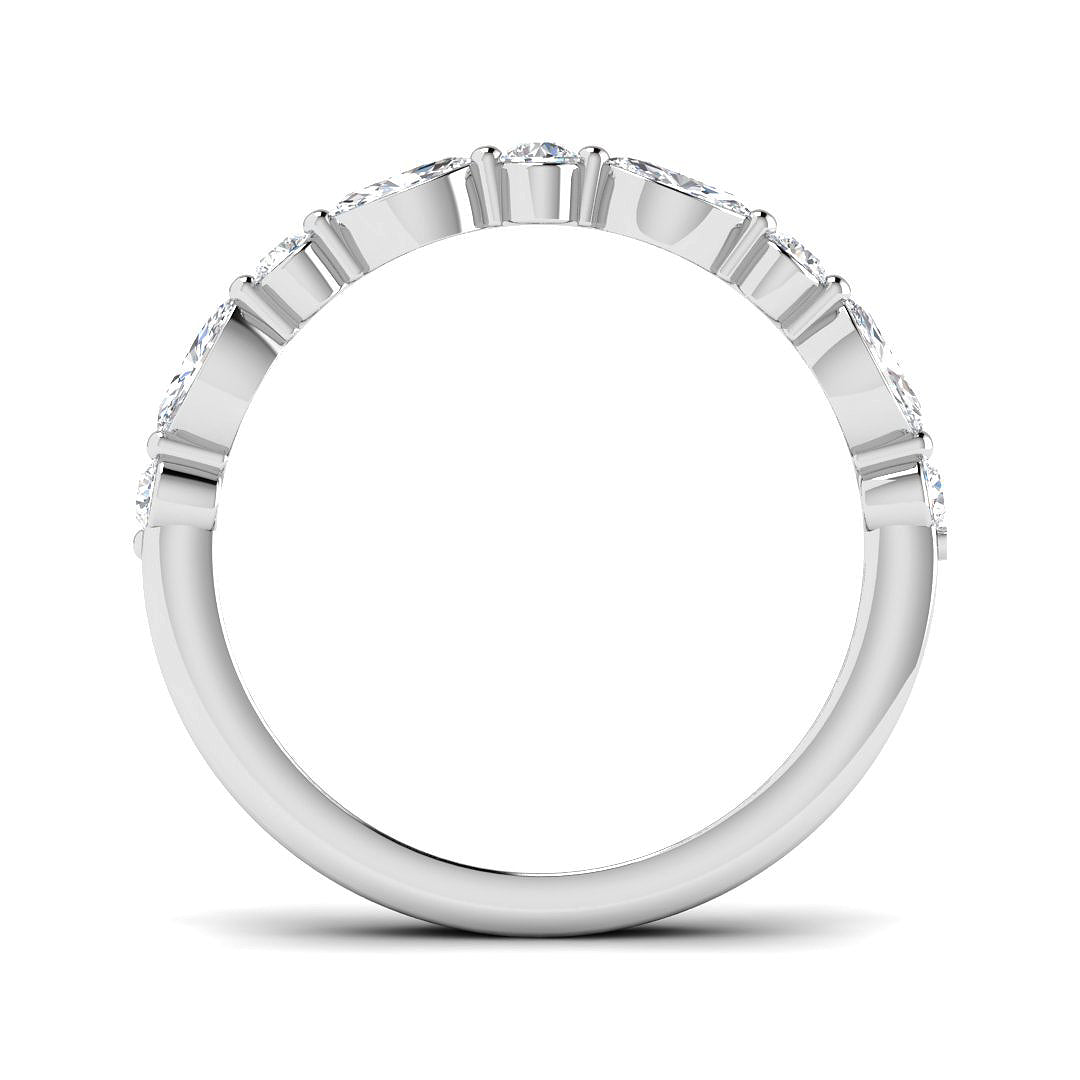 Platinum Marquise Lab Grown Diamond Ring 2