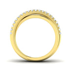 9ct Yellow Gold Round Lab Grown Diamond Ring 2