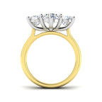 9ct Two Tone Round Lab Grown Diamond Ring 2