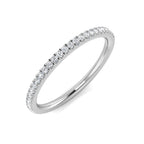 9ct White Gold Round Diamond Ring 1