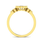 9ct Yellow Gold Cushion Diamond Ring 2