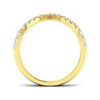 9ct Yellow Gold Round Lab Grown Diamond Ring 2