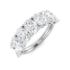 9ct White Gold Oval Lab Grown Diamond Ring 1