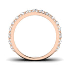 9ct Rose Gold Round Lab Grown Diamond Ring 2