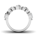 9ct White Gold Round Lab Grown Diamond Ring 2