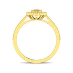 9ct Yellow Gold Oval Ruby and Diamond Ring 2