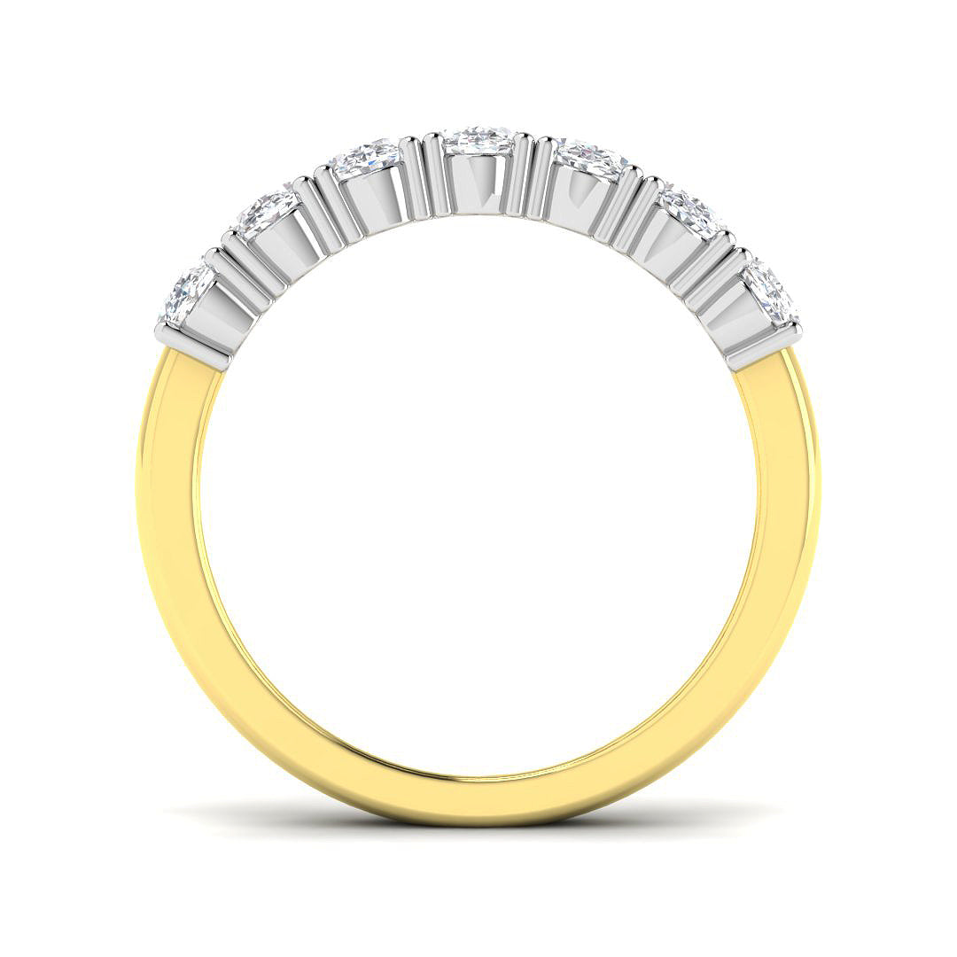 9ct Yellow Gold Oval Lab Grown Diamond Ring 2