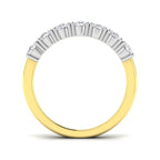 18ct Two Tone Oval Lab Grown Diamond Ring 2