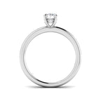 Platinum Oval Diamond Ring 2